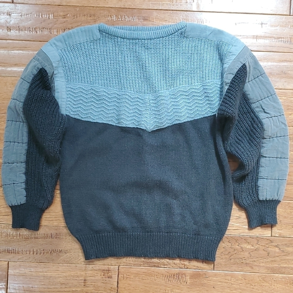 Unionbay Vintage Two-Tone Gray Sweater